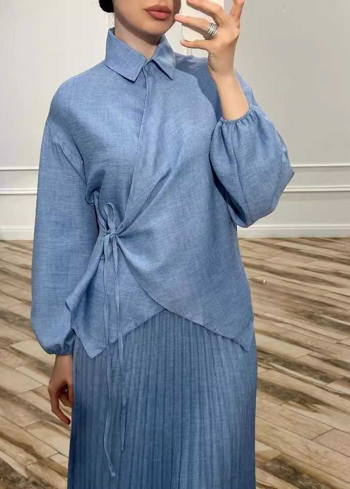 Blue Drape Set
