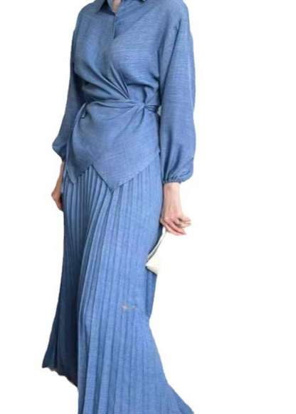Blue Drape Set